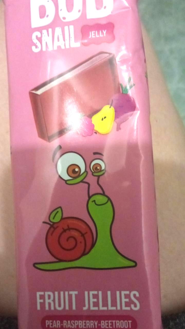 Fotografie - Bob snail jelly fruit jellies pear-raspberry-beetroot