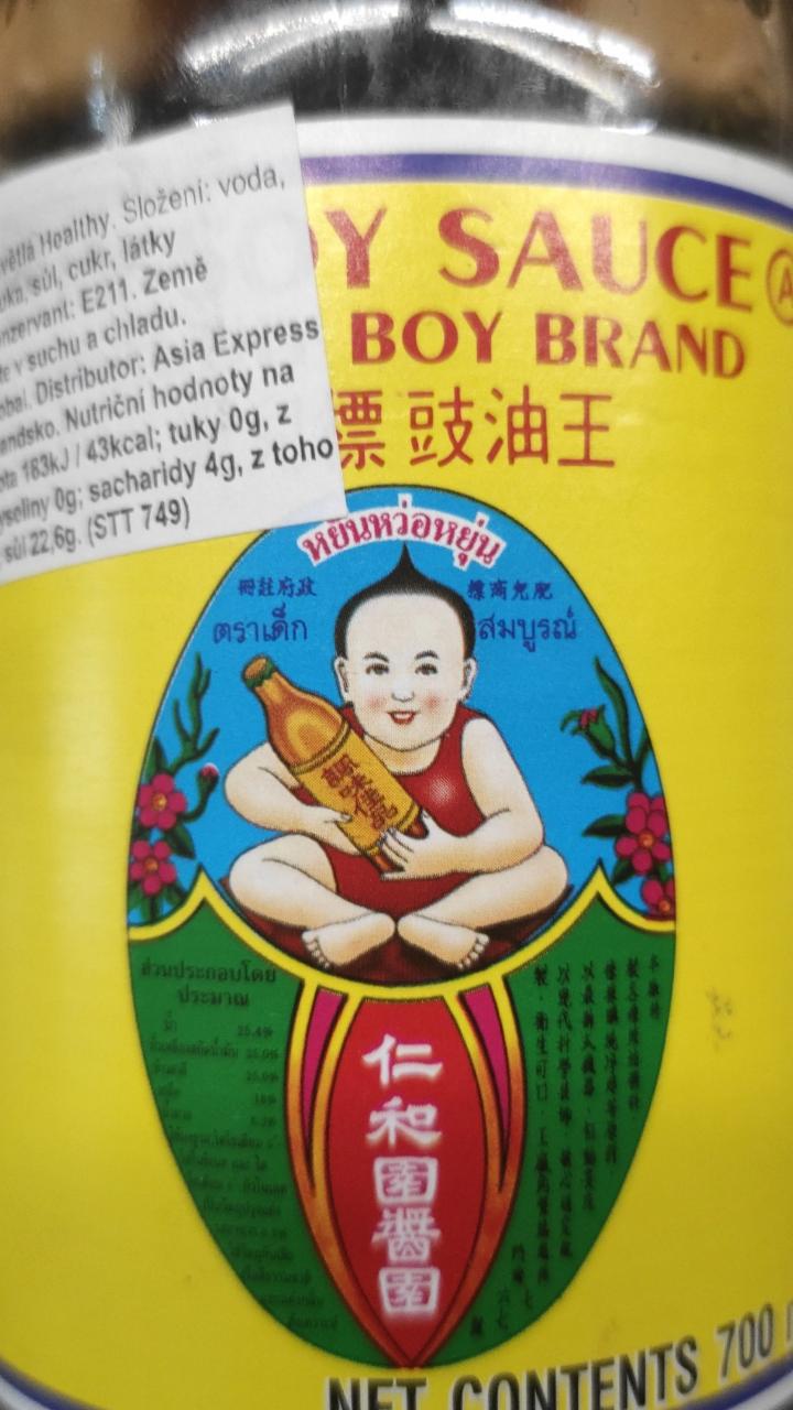 Fotografie - Omáčka sojová Healthy Boy Brand