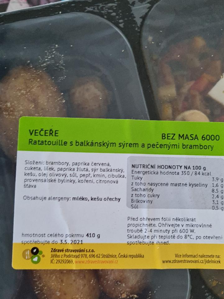 Fotografie - Ratatouille se sýrem a pečenými brambory