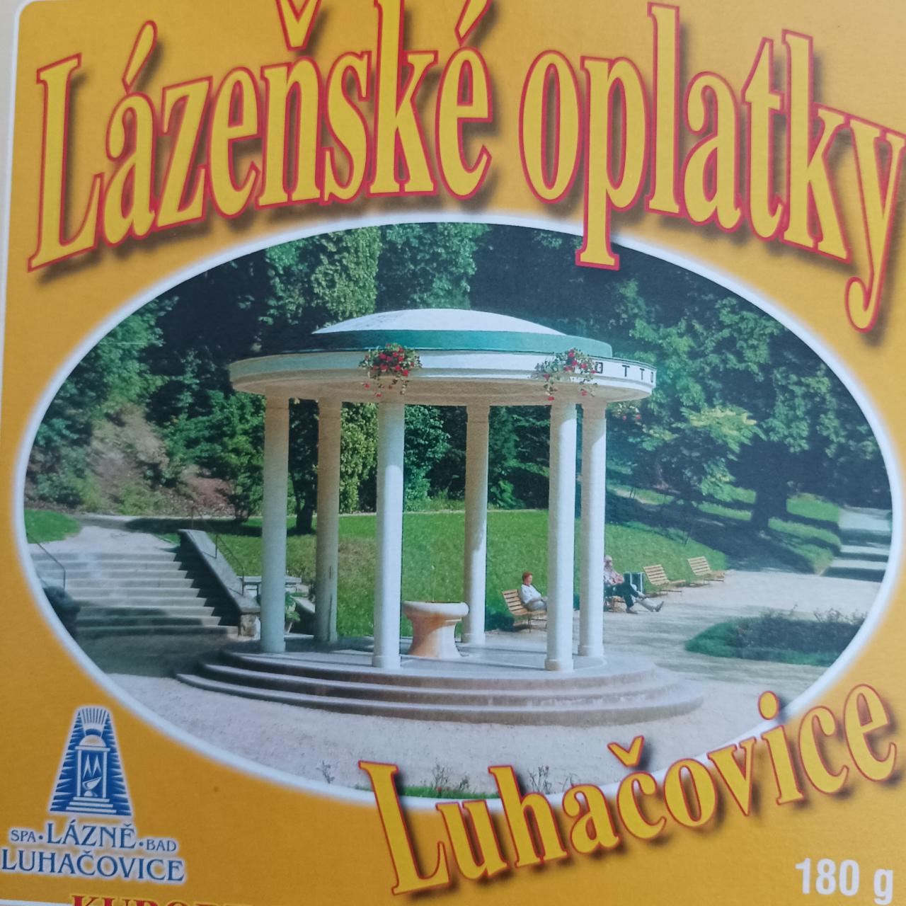 Fotografie - Lázeňské oplatky Luhačovice kokosové spa. Lázně .bad Luhačovice