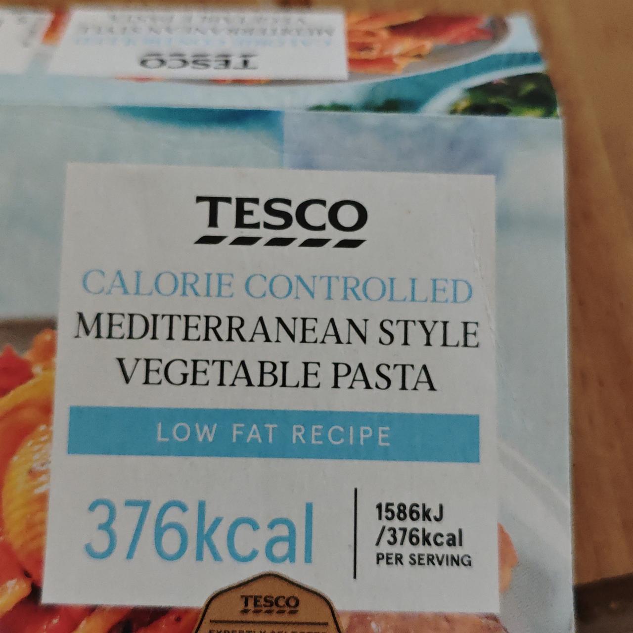 Fotografie - Calorie controlled Mediterranean style vegetable pasta Tesco